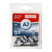 Гайка Novus нит с периферия алуминиева M5, 11.5 мм, 10 бр. - product - 019 SNL 365