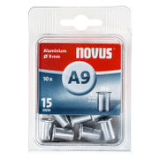 Гайка Novus нит с периферия алуминиева M6, 15 мм, 10 бр. - product - 019 SNL 366