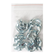 Гайка Valenta крилчата поцинкована M6, 1 мм, 15 мм, 4.8, 20 бр./опак., DIN 314 - product - 019 TGK 001