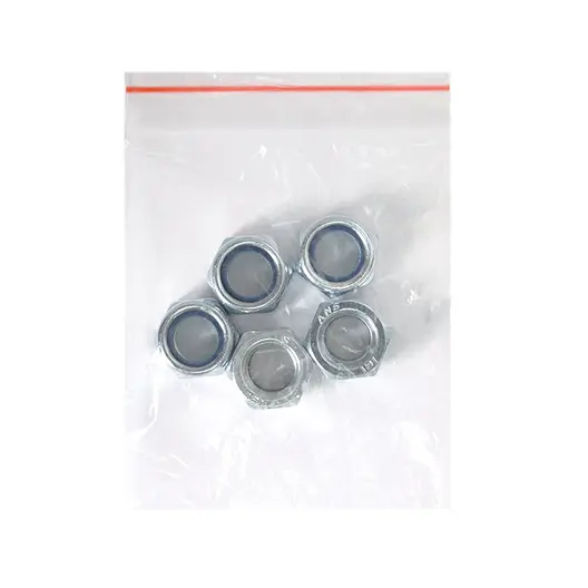 Гайка стопорна Valenta поцинкована  M16, 2 мм, 16 мм, 8.0, 5 бр./опак., DIN 985