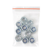 Гайка Valenta стопорна поцинкована M10, 1.5 мм, 10 мм, 8.0, 20 бр./опак., DIN 985 - product - 019 TGK 022