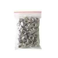 Гайка метрична резба Inox Mare неръждаема  A2, M8, 1.25 мм, 6.5 мм, 7.0, 50 бр./опак., DIN 934