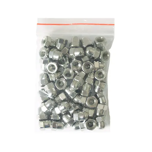 Гайка глуха Inox Mare неръждаема  A2, M6, 1 мм, 12 мм, 50 бр./опак., DIN 1587