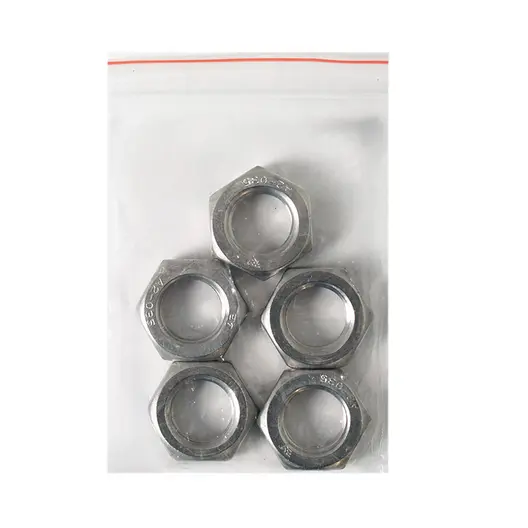 Гайка ниска Inox Mare неръждаема  A2, M16, 2 мм, 8 мм, 7.0, 5 бр./опак., DIN 439
