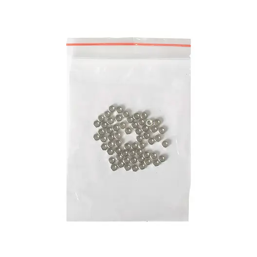 Гайка метрична резба Inox Mare неръждаема  A2, M2, 0.4 мм, 1.6 мм, 7.0, 50 бр./опак., DIN 934