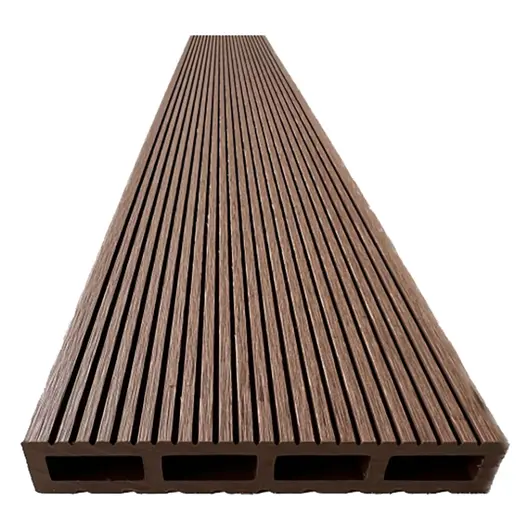 Дъска декинг WPC  2000x120x20 мм, тиково дърво