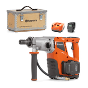 Акумулаторна диамантено-пробивна машина Husqvarna Construction  с 2 батерии и зарядно, 36 V, 9.4 Ah, 770-4450 об./мин, DM 540i Kit - product - 024 ATL 164