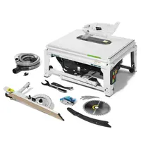 Настолен циркуляр Festool в комплект със стойка  2200 W, ф 254 мм, 1700-3500 об./мин, TKS 80 EBS