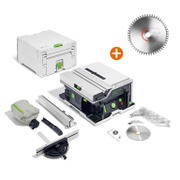 Акумулаторен настолен циркуляр Festool  без батерия и зарядно, 18 V, 168 мм, 4500-6800 об./мин, CSC SYS 50 EB-Basic - product - 024 FST 190
