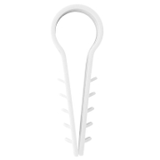 Скоба за монтаж на кабели Elektro-Plast тип фиба  ф 10 мм, бял, USMO-10 - product - 025 ELM1051