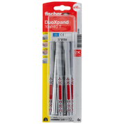 Дюбел пластмасов Fischer комплект с винт TX 4 бр./блистер ф 10x140 мм, DuoXpand T K NV - product - 025 FSB 100