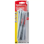 Дюбел пластмасов Fischer с опорен пръстен и патентен болт с периферия 4 бр./блистер ф 10x140 мм, DuoXpand FUS K - product - 025 FSB 123