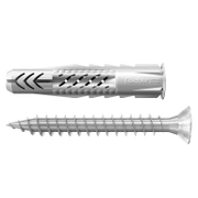 Дюбел пластмасов Fischer с опорен пръстен и винт PZ  ф 10x60 мм, UX R S/20 - product - 025 FSB 912