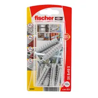 Дюбел пластмасов Fischer с опорен пръстен и винт PZ  ф 8x40 мм, 10 бр./опак., SX GK S K NV