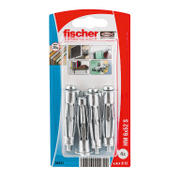 Дюбел метален Fischer за гипсокартон с опорен пръстен и метричен винт PZ 4 бр./блистер M6x52 мм, HM SK NV - product - 025 FSB1004