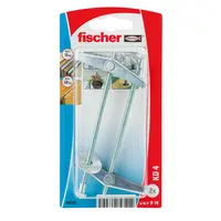 Дюбел метален Fischer за гипсокартон без опорен пръстен с пружина с шпилка  2 бр./опак., M4x100 мм, 69 мм, KD 4 K NV