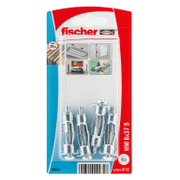 Дюбел метален Fischer за гипсокартон с опорен пръстен и метричен винт PZ 4 бр./блистер M6x37х15 мм, HM SK NV - product - 025 FSB1003