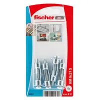 Дюбел метален Fischer за гипсокартон с опорен пръстен и метричен винт PZ  4 бр./опак., M6x37 мм, 6-15 мм, HM SK NV