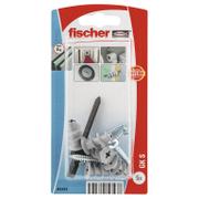 Дюбел пластмасов Fischer за гипсокартон с опорен пръстен спираловиден 5 бр./блистер ф 13x22 мм, GKS K NV - product - 025 FSB1012