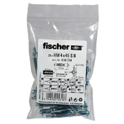 Дюбел метален Fischer за гипсокартон с опорен пръстен и метричен винт PZ 20 бр./блистер M4x45х23 мм, HM S B - product - 025 FSB1144