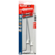 Дюбел пластмасов Fischer за гипсокартон с опорен пръстен 2 бр./блистер ф 12x50 мм, DuoTec K NV - product - 025 FSB1173