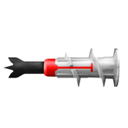 Дюбел пластмасов Fischer за гипсокартон с опорен пръстен самопробивен  ф 15x29 мм, Duoblade S - product - 025 FSR1093