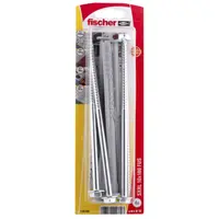 Дюбел пластмасов Fischer с опорен пръстен и патентен болт с периферия  ф 10x160 мм, 4 бр./опак., SXRL FUS K NV