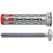 Дюбел метален Fischer за гипсокартон с опорен пръстен и метричен винт PZ  M6x55 мм, 4 бр./опак., DuoHM - product - 025 FSR1301