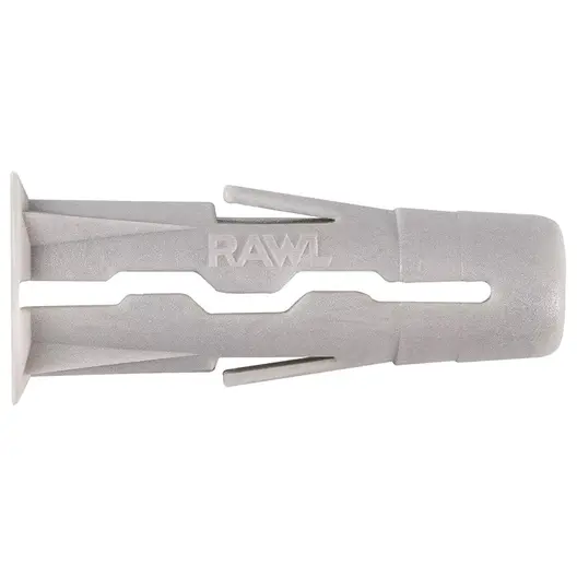 Дюбел пластмасов Rawlplug с опорен пръстен лента ф 10x36 мм, 40 бр., R-U1