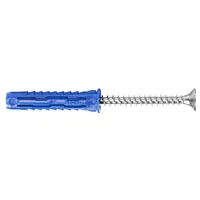 Дюбел пластмасов Rawlplug с опорен пръстен и винт PZ комплект ф 8х65 мм, 6 бр., R-S3-4ALL