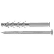 Дюбел пластмасов Friulsider с опорен пръстен и винт PZ  ф 10x85 мм, TUP4 - product - 025 ISO 783