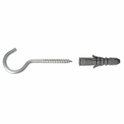 Дюбел пластмасов Smart за бетон с опорен пръстен с отворена кука  ф 8x50 мм, ESM - product - 025 KLN 360