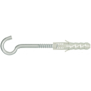 Дюбел пластмасов Koelner за бетон без опорен пръстен с отворена кука  ф 10x50 мм, FIX-S - product - 025 KLN 407