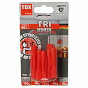 Дюбел пластмасов Tox без опорен пръстен 10 бр./блистер ф 8x51 мм, TRI - product - 025 TOX 426