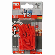 Дюбел пластмасов Tox без опорен пръстен 24 бр./блистер ф 5x31 мм, TRI - product - 025 TOX 420