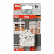 Дюбел пластмасов Tox с опорен пръстен 25 бр./блистер ф 5x25 мм, Deco - product - 025 TOX 450