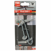 Дюбел метален Tox за гипсокартон без опорен пръстен с пружина и кука 2 бр./блистер M4x70 мм, Pirat Eddi-S - product - 025 TOX 488