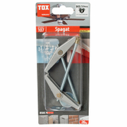 Дюбел метален Tox за гипсокартон без опорен пръстен с пружина с шпилка 2 бр./блистер M5x100 мм, Spagat - product - 025 TOX 489