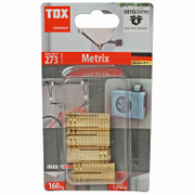 Анкер набивен Tox за бетон без опорен пръстен месинг 4 бр./блистер М10х32 мм, Metrix - product - 025 TOX 494