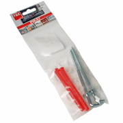 Дюбел пластмасов Tox с опорен пръстен и Г-образна кука с фланец  ф 8x100 мм, 2 бр./опак., H-MV FORM - product - 025 TOX 575