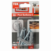 Дюбел пластмасов Tox за бетон без опорен пръстен с Г-образна кука 4 бр./блистер ф 8x40 мм, Barbossa-L - product - 025 TOX 830