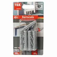 Дюбел пластмасов Tox за бетон без опорен пръстен  ф 10x50 мм, 8 бр./опак., Barracuda