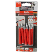 Дюбел пластмасов Tox с метален връх комплект с винт TX 6 бр./блистер ф 8x80 мм, Apollo - product - 025 TOX1087