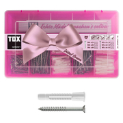 Дюбел пластмасов Tox с опорен пръстен  ф 5, 6, 8 мм, 261 бр./опак., Dubel Queen - product - 025 TOX1212