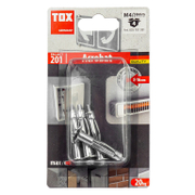 Дюбел метален Tox за гипсокартон с опорен пръстен и метричен винт PZ 4 бр./блистер M5x65x32 мм, Acrobat - product - 025 TOX1228