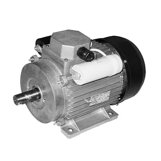 Електродвигател MMotors асинхронен монофазен с лапи 2 к.с., 1500 W, 1420 об./мин, MRS