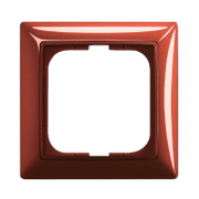 Декоративна рамка ABB за ключове и контакти един модул  червена, Basic55 - product - 028 ABB4142