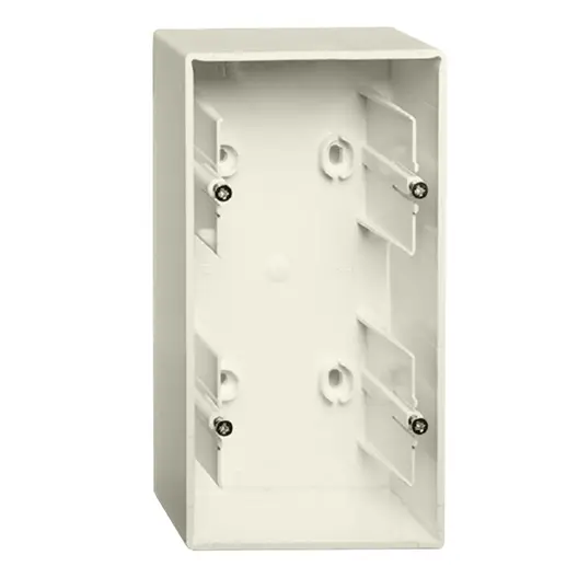 Конзолна кутия ABB за електроинсталации  открит монтаж, 155x83x43 мм, 20 IP, слонова кост, Basic 55 1702-92-507