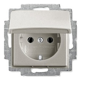 Електрически противовлажен контакт ABB единичен скрит монтаж с капак механизъм  16 A, 2P+E, 44 IP, бял, 20 EUCKD-94-507 - product - 028 ABB4151