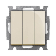 Електрически троен ключ ABB скрит монтаж  10 A, слонова кост, 106/3/1 UC-92-507 - product - 028 ABB4280